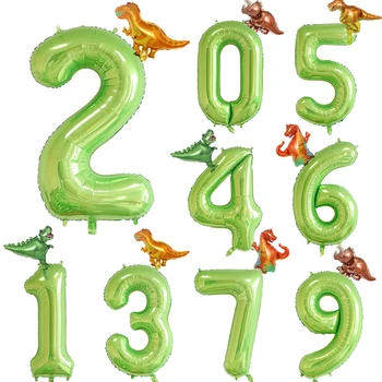 40inch Dinosaur Party Big Number Foil Balloons Jungle Party Jurassic Helium Balloon Birthday Boy Baby Shower Globos Decorations
40inch Dinosaur Party Big Number Foil Balloons Jungle Party Jurassic Helium Balloon Birthday Boy Baby Shower Globos Decorations