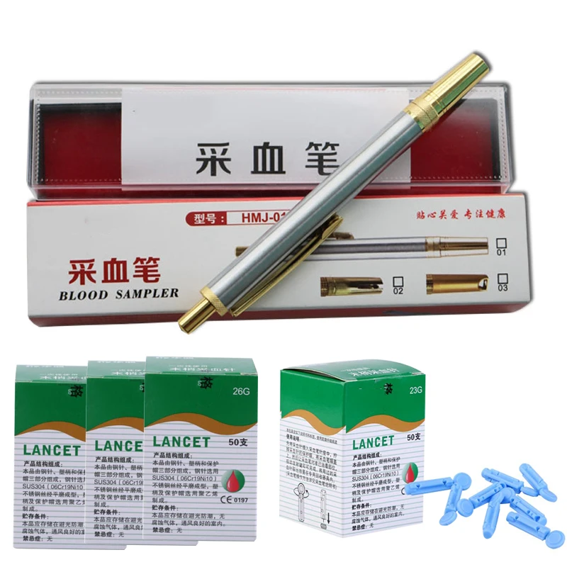 1 pcs pen + 200pcs(4 boxes) needles Stainless Steel Pen for Twist Off blood Lancet, Therapy and Blood test free shipping
1 pcs pen + 200pcs(4 boxes) needles Stainless Steel Pen for Twist Off blood Lancet, Therapy and Blood test free shipping