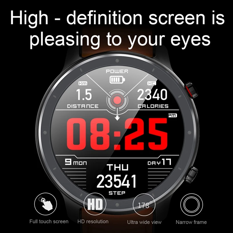 L11 Смарт часы Для мужчин монитор сердечного ритма Водонепроницаемый IP68 умные