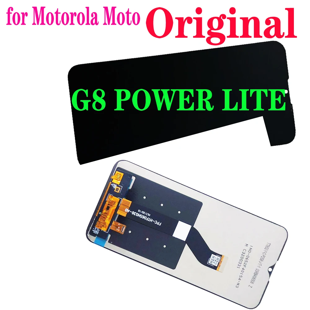 6.5''original lcd for Motorola Moto G8 Power Lite Lcd Display Touch Screen Digitizer Assembly Display for Moto XT2055-1/2/4/6 lc
6.5''original lcd for Motorola Moto G8 Power Lite Lcd Display Touch Screen Digitizer Assembly Display for Moto XT2055-1/2/4/6 lc