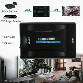 Signal Video Audio Converters Upscale Adapters HD 1080P SCART to HDMI Receiver for Household Computer Accessories
Signal Video Audio Converters Upscale Adapters HD 1080P SCART to HDMI Receiver for Household Computer Accessories