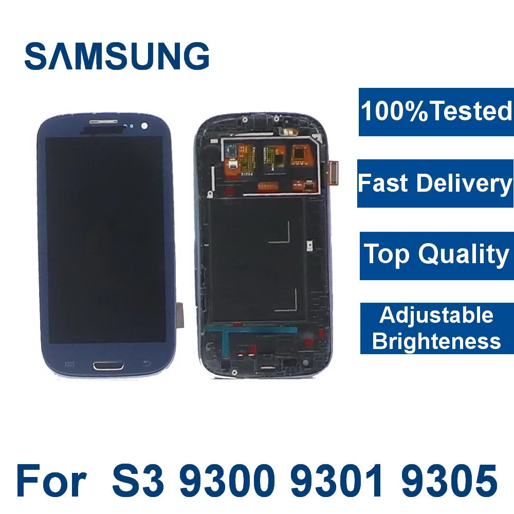 4.8-inch S3 TFT LCD LCD touch screen digitizer component with brightness control For Samsung Galaxy S3 i9300 i9300i i9308i i9305
4.8-inch S3 TFT LCD LCD touch screen digitizer component with brightness control For Samsung Galaxy S3 i9300 i9300i i9308i i9305