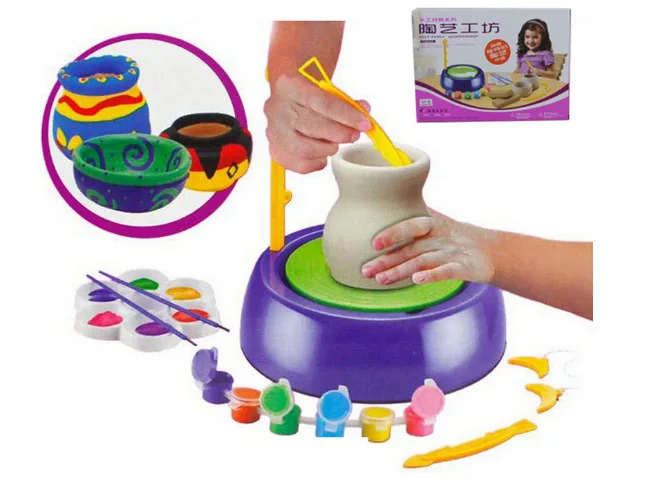 DIY Toy 3C Pottery Workshop Hand-made Pottery Decoration Ceramic Children Electric Pottery Machine 104
DIY Toy 3C Pottery Workshop Hand-made Pottery Decoration Ceramic Children Electric Pottery Machine 104