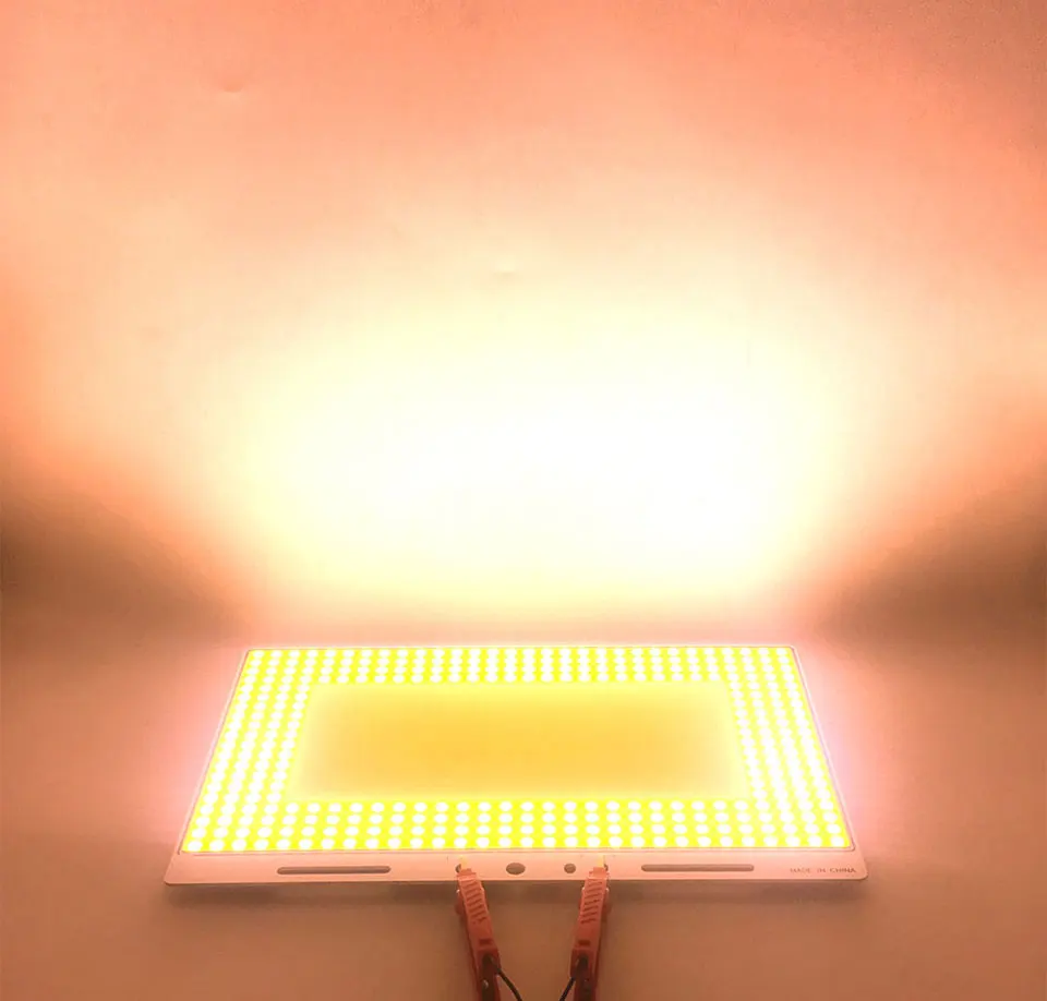 320x210mm Double Color Super Big 12V 200W LED COB Lamp for Car Bulbs House Outdoor Lighting DIY Warm Cool White Color COB Board (8)