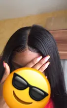 Extensiones de cabello humano peruano con cierre de encaje, accesorio capilar liso de color marrón y suizo con minimechones, 2x6