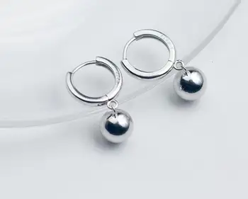 Real Authentic 100% 925 Sterling Silver fine Jewelry Polished Lucky Round Ball Geometric DANGLE Hoop Huggie Earrings GTLE2569
Real Authentic 100% 925 Sterling Silver fine Jewelry Polished Lucky Round Ball Geometric DANGLE Hoop Huggie Earrings GTLE2569