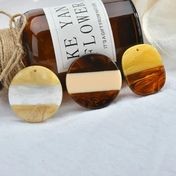 Korean-Style Vintage Resin Oval Stitching Contrasting Earrings DIY Ear Rings Accessories Pendant 4pcs
Korean-Style Vintage Resin Oval Stitching Contrasting Earrings DIY Ear Rings Accessories Pendant 4pcs