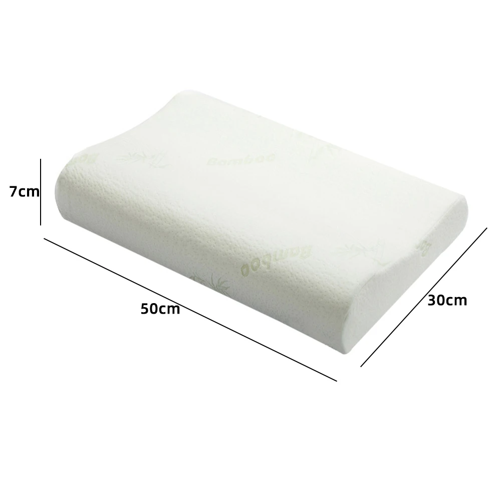 Sleeping Bamboo Memory Foam Pillow Orthopedic Pillow Latex Neck Pillow Fib V7L9 