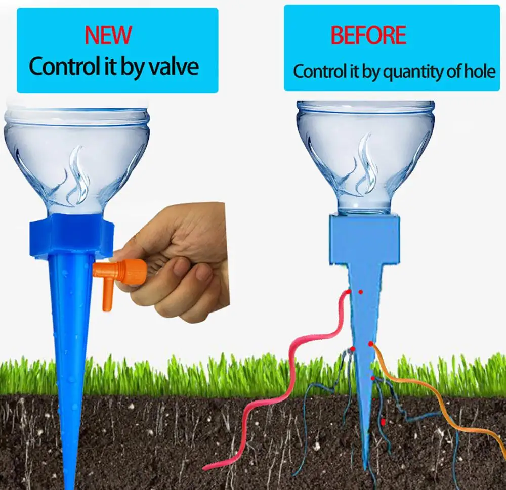 Auto Drip Irrigation Watering System Automatic Watering Spike for Plants Flower Indoor Waterers Bottle Drip Irrigation Device @A
Auto Drip Irrigation Watering System Automatic Watering Spike for Plants Flower Indoor Waterers Bottle Drip Irrigation Device @A