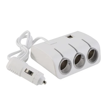 5V 1.2A Car Charger Dual USB Port 3 Way Cigarette Lighter Adapter With Power Control Button Multi Socket Splitter Charger UK
5V 1.2A Car Charger Dual USB Port 3 Way Cigarette Lighter Adapter With Power Control Button Multi Socket Splitter Charger UK