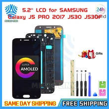 Écran tactile SUPER AMOLED de 5.2 pouces, pour SAMSUNG Galaxy J5 PRO 2017 J530 J530F, nouveau=