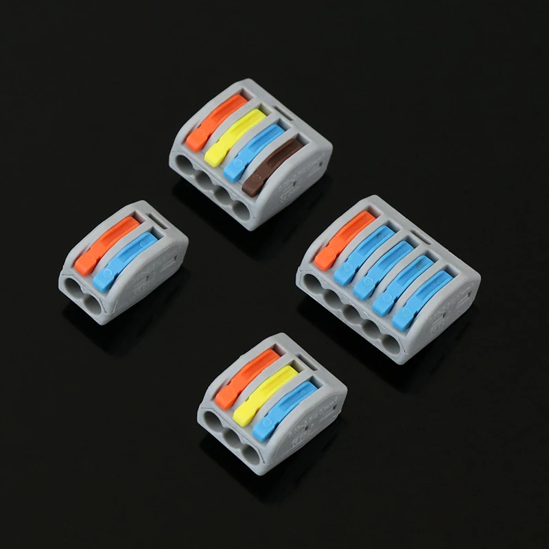 Wire connector 25/50/100 pieces mini quick connector universal compact terminal block plug-in electrical wire connectors
Wire connector 25/50/100 pieces mini quick connector universal compact terminal block plug-in electrical wire connectors