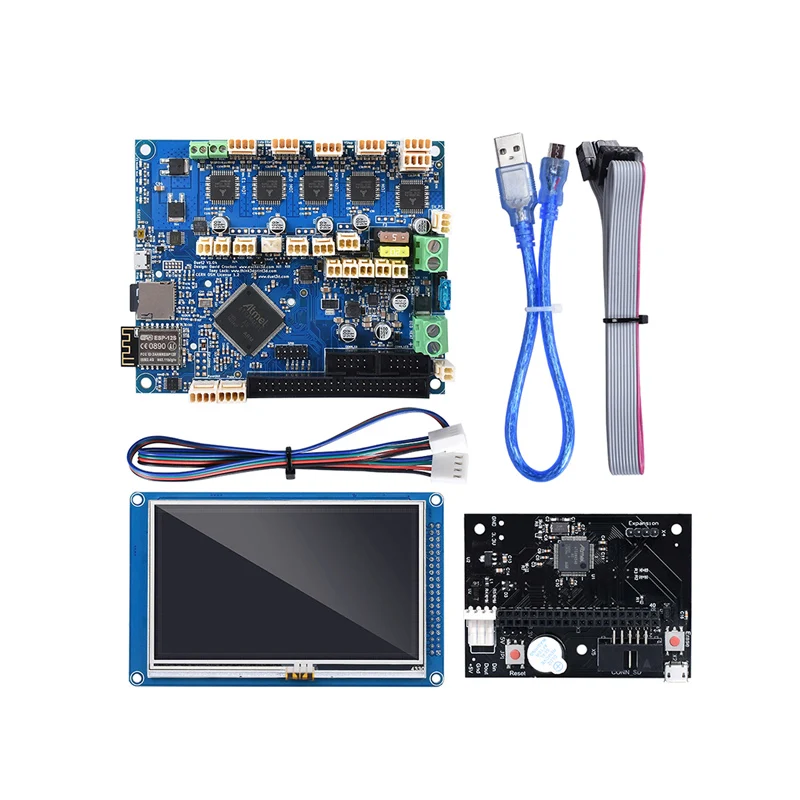 Duet2 Wifi V1.04 Cloned DuetWifi 32 Bit Board With 4.3" PanelDue Touch Screen Controller Expansion Board 3D Printer Parts
Duet2 Wifi V1.04 Cloned DuetWifi 32 Bit Board With 4.3" PanelDue Touch Screen Controller Expansion Board 3D Printer Parts