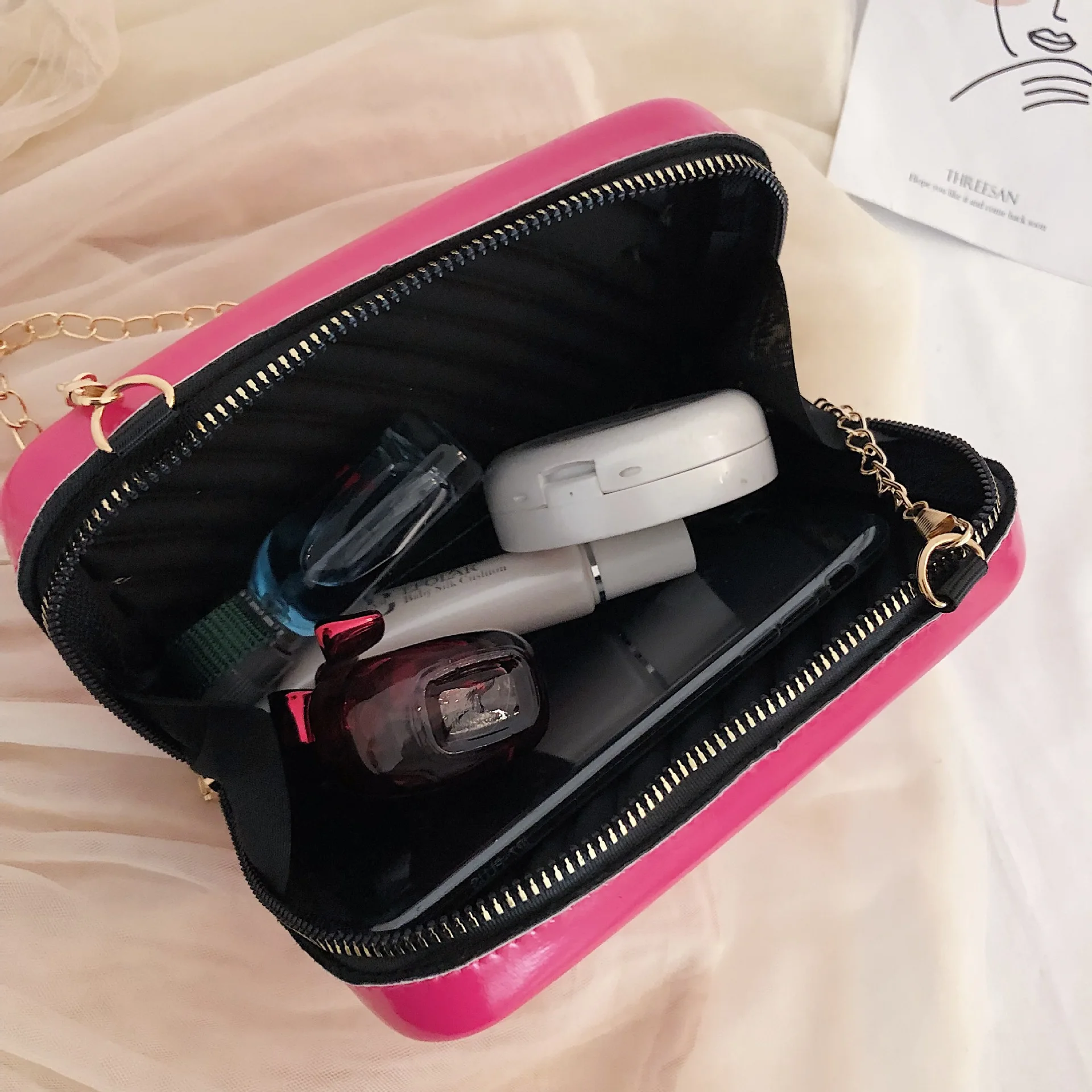 2019 Korean-style New Style Square Sling Bag Simple Mini Small Box Cosmetic Bag Shoulder Solid Color Box Bag Fashion
2019 Korean-style New Style Square Sling Bag Simple Mini Small Box Cosmetic Bag Shoulder Solid Color Box Bag Fashion
