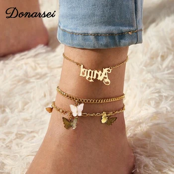 Donarsei Bohemian Animal Butterflyl Anklet For Women Summer Beach Charm Letter Angel Ankle Bracelet On The Leg Foot Jewelry
Donarsei Bohemian Animal Butterflyl Anklet For Women Summer Beach Charm Letter Angel Ankle Bracelet On The Leg Foot Jewelry