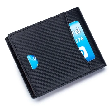 New Men'S Carbon Fiber Pattern Wallet Two Fold Leather Wallet Multi-Card Bit Change Bit Short Wallet Clip
New Men'S Carbon Fiber Pattern Wallet Two Fold Leather Wallet Multi-Card Bit Change Bit Short Wallet Clip