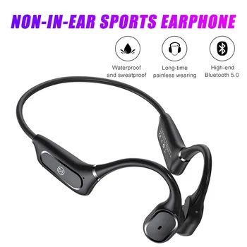 

Bluetooth 5.0 Bone Conduction Headset Smart Touch Headphone with Mic Protective Hearing Earphone IP55 Waterproof Headphones