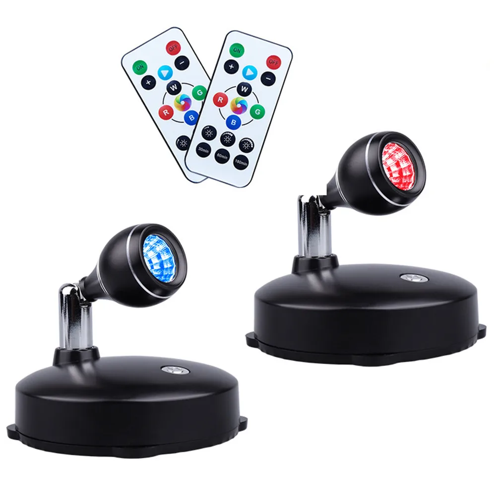 RGB Wireless Spotlight LED Battery Operated Lights with Remote, Dimmable Puck Light with Rotatable Light Head for Painting Pictu
RGB Wireless Spotlight LED Battery Operated Lights with Remote, Dimmable Puck Light with Rotatable Light Head for Painting Pictu