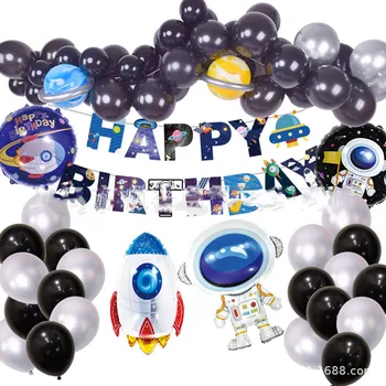 1 set Boys Birthday Outer Space Astronauts Theme Birthday Party Decoration Balloon Package Rocket Birthday Letter Banner
1 set Boys Birthday Outer Space Astronauts Theme Birthday Party Decoration Balloon Package Rocket Birthday Letter Banner