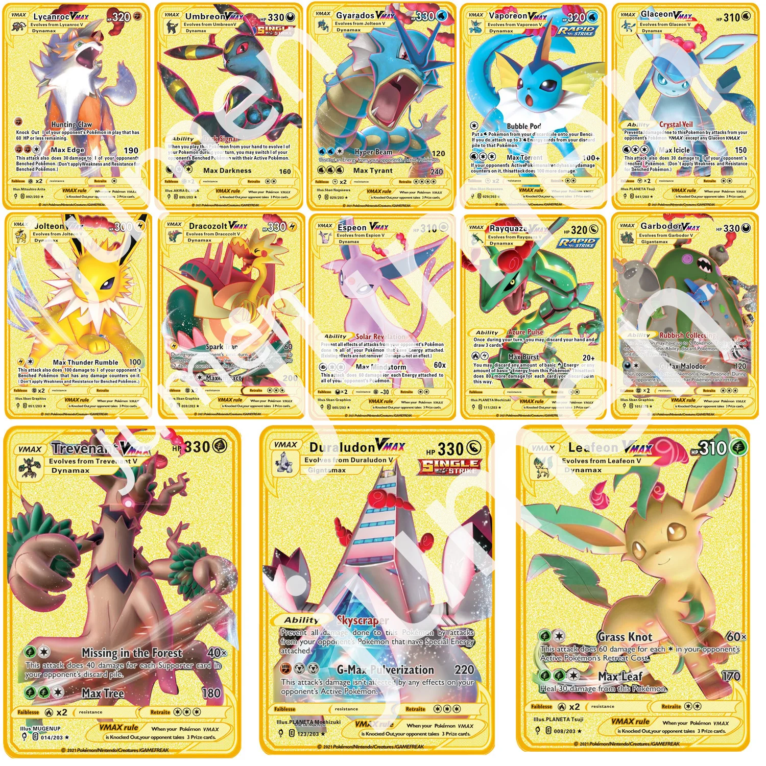14PCS FEATURED Metal Card BROWSE THE POKEMON Vmax TCG: SWORD & SHIELDEVOLVING SKIES EXPANSION Rare Collection Game Card Toy Gift
14PCS FEATURED Metal Card BROWSE THE POKEMON Vmax TCG: SWORD & SHIELDEVOLVING SKIES EXPANSION Rare Collection Game Card Toy Gift