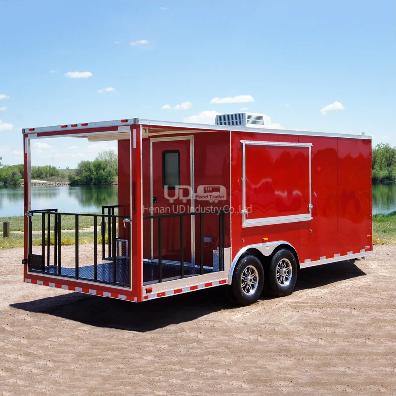 

Mobile Kitchen Restaurant Pizza Taco Truck BBQ Kiosk Ice Cream Hot Dog Cart Concession Food Trailer Fully Equipped