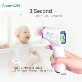 Digital Infrared Thermometer Body Temperature Thermometer For Adult Kids Non-Contact Forehead Body Thermometer With Backlight
Digital Infrared Thermometer Body Temperature Thermometer For Adult Kids Non-Contact Forehead Body Thermometer With Backlight