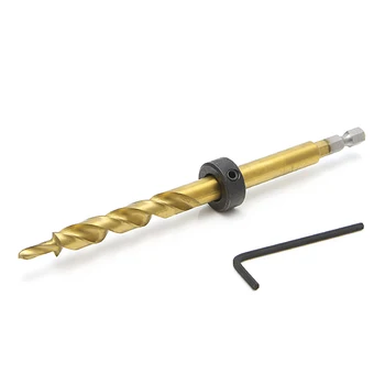 New Hex Pocket Hole 3/8" Twist Step Drill Bit+Stop Collar Set for Kreg Jig Guide
New Hex Pocket Hole 3/8" Twist Step Drill Bit+Stop Collar Set for Kreg Jig Guide