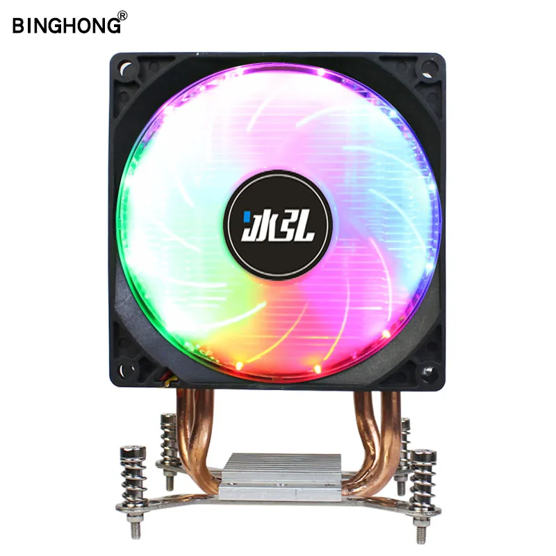 BINGHONG Intel Cpu Cooler Fan cooling RGB 90mm Fans Radiator 2 Heat pipe Computer processor cooling For LGA 2011 X79 X99 X299
BINGHONG Intel Cpu Cooler Fan cooling RGB 90mm Fans Radiator 2 Heat pipe Computer processor cooling For LGA 2011 X79 X99 X299