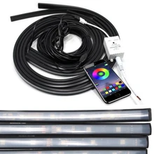 4PCS 12V IP65 Bluetooth App Control RGB LED Strip Under Car 60 90 Cm Tube Underglow Underbody System Neon Light Dropshipping
4PCS 12V IP65 Bluetooth App Control RGB LED Strip Under Car 60 90 Cm Tube Underglow Underbody System Neon Light Dropshipping