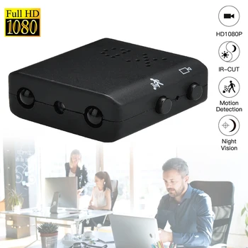 Mini Camera Hidden HD Home Security Video Cam Camcorde 1080P Night Vision DV DVR IR-CUT With Card Reader
Mini Camera Hidden HD Home Security Video Cam Camcorde 1080P Night Vision DV DVR IR-CUT With Card Reader