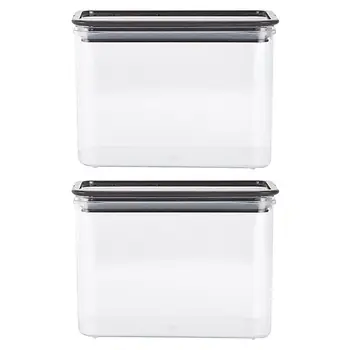 2pcs Transparent Milk Tea Fresh-Keeping Box Kitchen Sealed Box Square Sealed Can With Random Color Cover
2pcs Transparent Milk Tea Fresh-Keeping Box Kitchen Sealed Box Square Sealed Can With Random Color Cover