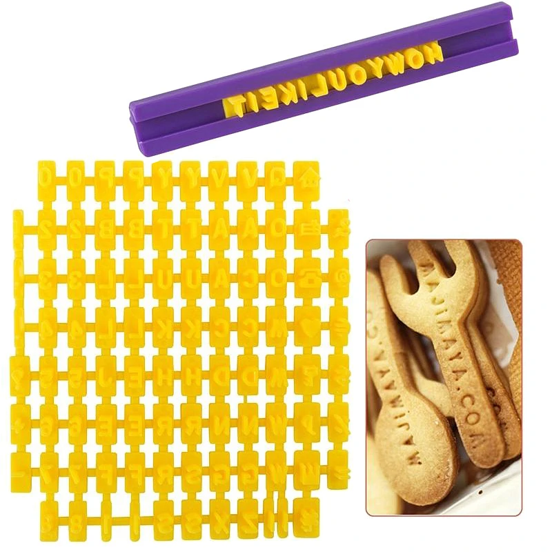 Advanced Plastic Cookie Mold Alphanumeric Symbols English Biscuit Typography Stamp Seal Biscuit Mold Bakeware Tools
Advanced Plastic Cookie Mold Alphanumeric Symbols English Biscuit Typography Stamp Seal Biscuit Mold Bakeware Tools