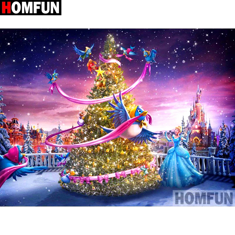 HOMFUN Full Diamond Embroidery Diy 5D Diamond Painting Cross Stitch "Christmas tree bird" Full Drill Home Room Decor A27347
HOMFUN Full Diamond Embroidery Diy 5D Diamond Painting Cross Stitch "Christmas tree bird" Full Drill Home Room Decor A27347