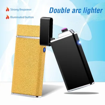 Dual Arc Plasma Pulse Cigarette Lighter USB Charging Metal Electric Lighters Windproof Flameless Straight Up Fire Ignition Gift
Dual Arc Plasma Pulse Cigarette Lighter USB Charging Metal Electric Lighters Windproof Flameless Straight Up Fire Ignition Gift