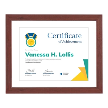Document brown Frame for 11x14 Inch Certificate Photo Artwork Achievements and Degree Wall Tabletop Frames Set
Document brown Frame for 11x14 Inch Certificate Photo Artwork Achievements and Degree Wall Tabletop Frames Set