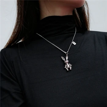 2019 New Hip Hop Rabbit Double English Letter Punk Chain Necklace for Women Man Party Gifts 
2019 New Hip Hop Rabbit Double English Letter Punk Chain Necklace for Women Man Party Gifts