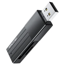 2 in 1 SD Card Reader USB 2.0 Memory Card Reader OTG Card Adapter for SD Micro SD SDHC SDXC MMC Card for Computer Laptop
2 in 1 SD Card Reader USB 2.0 Memory Card Reader OTG Card Adapter for SD Micro SD SDHC SDXC MMC Card for Computer Laptop
