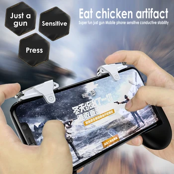 New Phone Gaming Trigger PUBG Mobile Controller Gamepad Shooting Controller For Android IOS IPhone Eating Chicken Artifact
New Phone Gaming Trigger PUBG Mobile Controller Gamepad Shooting Controller For Android IOS IPhone Eating Chicken Artifact