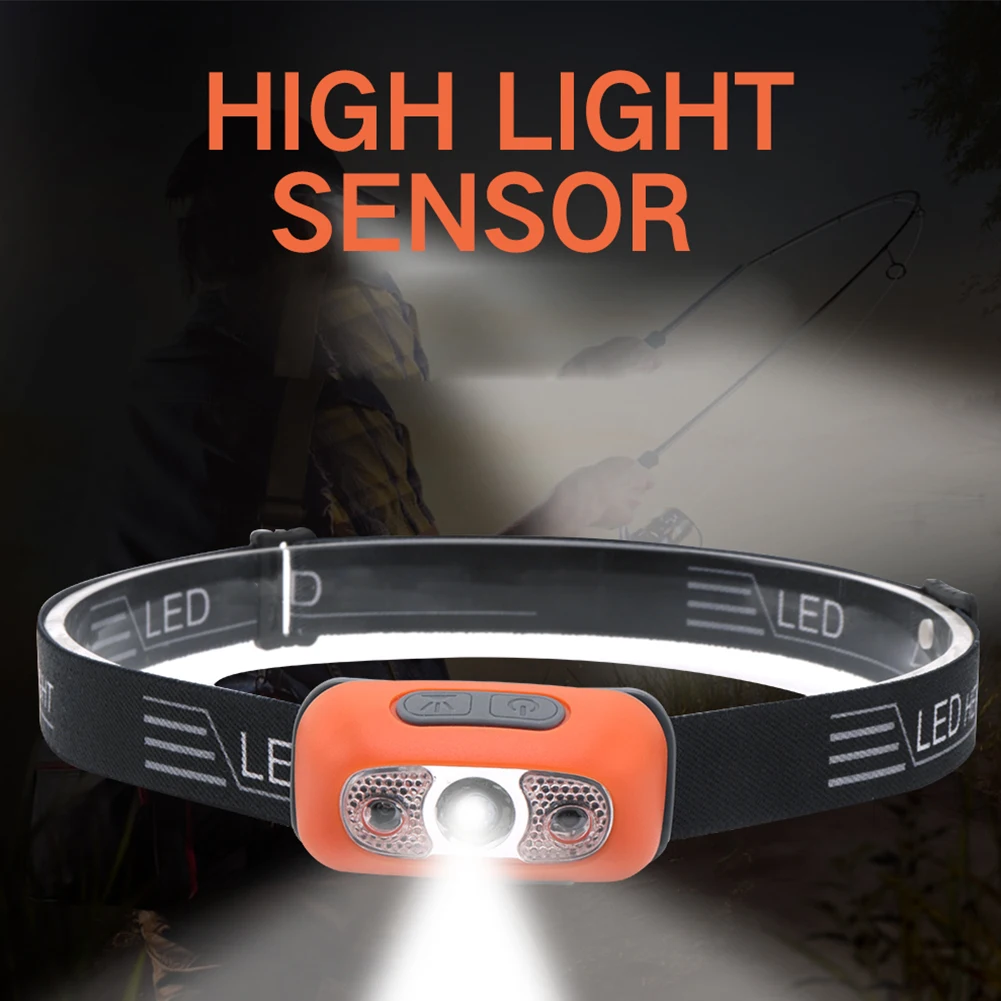 USB Rechargeable LED Headlamp Motion Sensor Induction Flashlight Headlight for Running Fishing Camping Hiking Bicycle Emergency
USB Rechargeable LED Headlamp Motion Sensor Induction Flashlight Headlight for Running Fishing Camping Hiking Bicycle Emergency