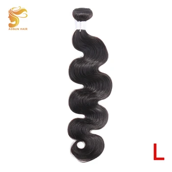 AOSUN HAIR Brazilian Body Wave Human Hair Extensions 8-26inch Natural Color 1 Piece Hair Weave Remy Hair Bundles Free Shipping 
AOSUN HAIR Brazilian Body Wave Human Hair Extensions 8-26inch Natural Color 1 Piece Hair Weave Remy Hair Bundles Free Shipping