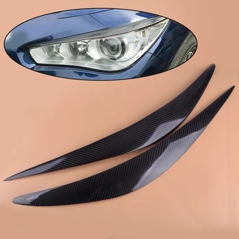 beler 2PCS Carbon Fiber Style Car Headlight Eyebrows Eyelids Covers Trim Fit for Infiniti Q50 2014 2017 2018 2019
beler 2PCS Carbon Fiber Style Car Headlight Eyebrows Eyelids Covers Trim Fit for Infiniti Q50 2014 2017 2018 2019