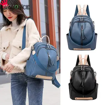Casual Women Tassels Multi-function Backpack Soft PU Leather Travel Rucksack Fashion School Student Shoulders Bookbags
Casual Women Tassels Multi-function Backpack Soft PU Leather Travel Rucksack Fashion School Student Shoulders Bookbags