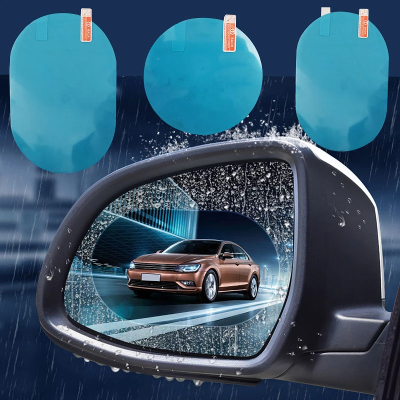 4 pcs Protective Car Rearview Mirror Film Anti Fog Window Clear Rainproof Rear View Mirror Protective Soft Film Auto Accessories
4 pcs Protective Car Rearview Mirror Film Anti Fog Window Clear Rainproof Rear View Mirror Protective Soft Film Auto Accessories
