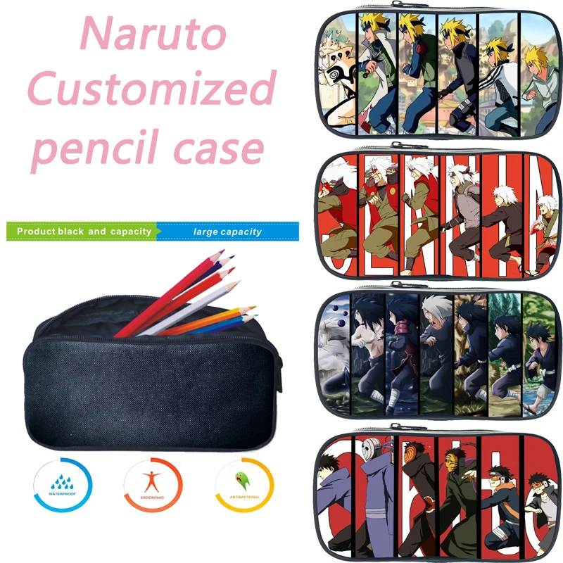 Naruto Cosmetic Cases Kids Pencil Holder Large Stationery Storage Uchiha Madara Sasuke Bags Boys Girls Jiraiya Makeup Bag
Naruto Cosmetic Cases Kids Pencil Holder Large Stationery Storage Uchiha Madara Sasuke Bags Boys Girls Jiraiya Makeup Bag