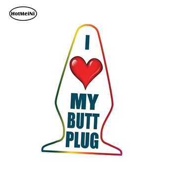 HotMeiNi 13cm x 8cm Car Styling I Love My Butt Plug Joke Prank Window Bumper Sticker Revenge Car Truck Cup Waterproof Decal 
HotMeiNi 13cm x 8cm Car Styling I Love My Butt Plug Joke Prank Window Bumper Sticker Revenge Car Truck Cup Waterproof Decal