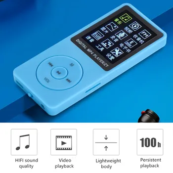 1.8 inch Large Screen MP3 Player FM Stereo Radio Video Sports Digital HIFI Music Player
1.8 inch Large Screen MP3 Player FM Stereo Radio Video Sports Digital HIFI Music Player
