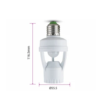 V-TAC CL1926 PIR motion sensor and Twilight Timer with attack E27 for lamp E27 220V 360 degrees SKU-4982
V-TAC CL1926 PIR motion sensor and Twilight Timer with attack E27 for lamp E27 220V 360 degrees SKU-4982
