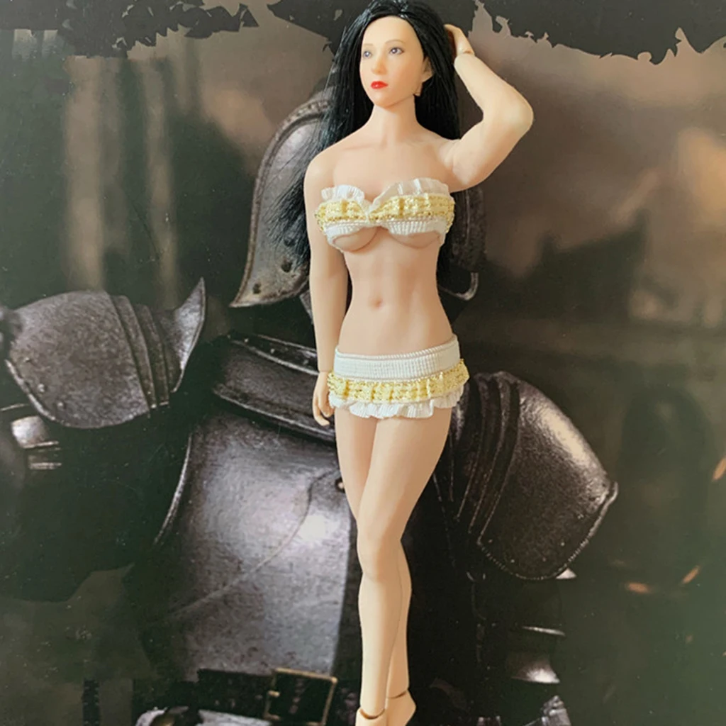 MagiDeal 1/12 Female Clothing Swimwear Bikini Suit Clothes for 6 MagiDeal 1/12 Female Clothing Swimwear Bikini Suit Clothes for 6