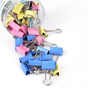 1Pcs 19mm Colorful Metal Binder Clips Paper Clip Office Stationery Binding Supplies Random Color Practical Clips
1Pcs 19mm Colorful Metal Binder Clips Paper Clip Office Stationery Binding Supplies Random Color Practical Clips
