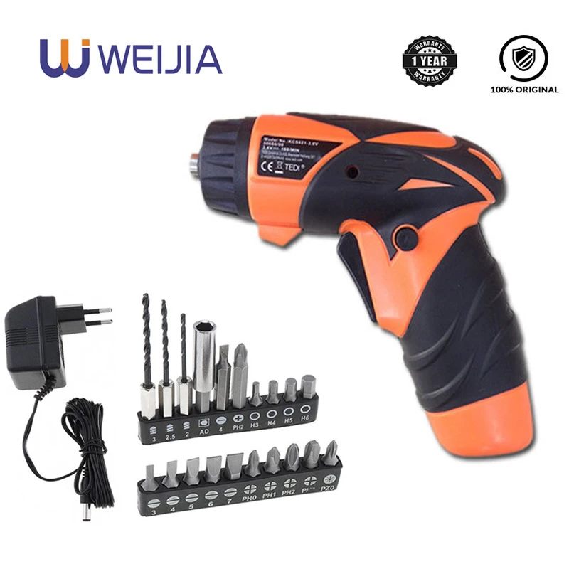 Mini Electric Screwdriver Drill Tool Rechargeable Multi-function Operated Cordless Drill Power Tools LED WIth 20PCS bits
Mini Electric Screwdriver Drill Tool Rechargeable Multi-function Operated Cordless Drill Power Tools LED WIth 20PCS bits